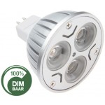 LED lamp | 3x1 Watt | MR16 | dimbaar | vervangt 20 Watt